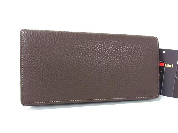 ■新品■未使用■ Paul Stuart ポールスチュアート レザー 二つ折り 長財布 ウォレット 札入れ 小銭入れ メンズ ブラウン系 BM6178