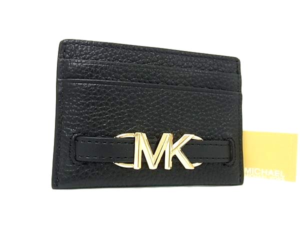 マイケル・コース 定期入れ レディース ■新品■未使用■ MICHAEL KORS マイケルコース レザー カードケース パスケース カード入れ 定期入れ レディース ブラック系 BP1175