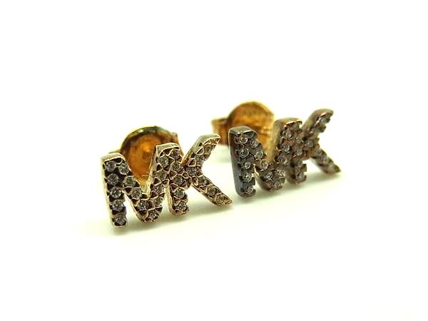 MICHAEL KORS マイケルコース ラインストーン ピアス アクセサリー レディース ゴールド系 DH3741