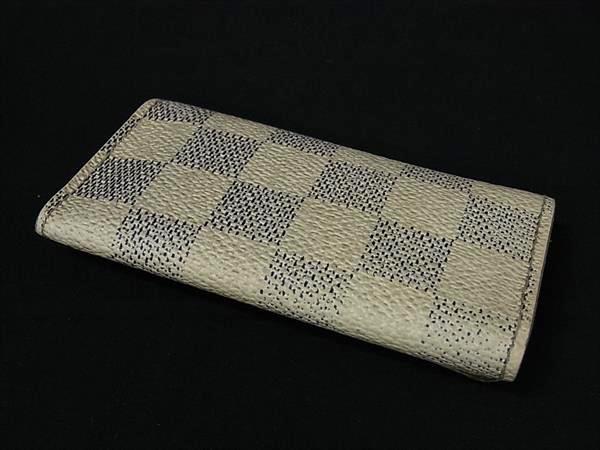LOUIS VUITTON ルイヴィトン N60020 ダミエアズール ミュルティクレ4 4連 キーケー...