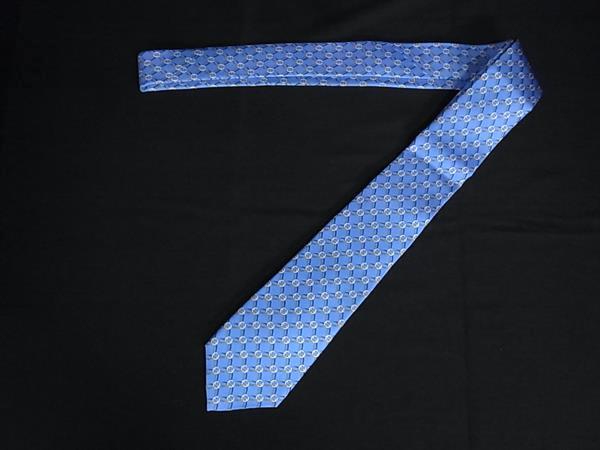 GUCCI - ■新品■未使用■ GUCCI グッチ 764886 シルク100% 総柄 ネクタイ ビジネス 紳士 メンズ ブルー系×マルチカラー FZ0314