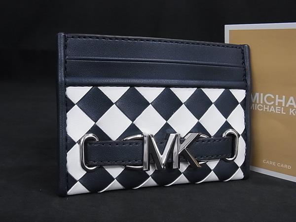 ■新品■未使用■ MICHAEL KORS マイケルコース レザー カードケース パスケース カード入れ 定期入れ ネ..