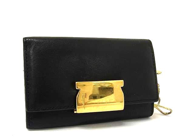 Salvatore Ferragamo フェラガモ キーケース ヴァラ 22 3056 カーキ系 型押しレザー レディース 6連 ゴールド金具 超美品【本物保証】 楽天市場】Ferragamo キーケースの通販