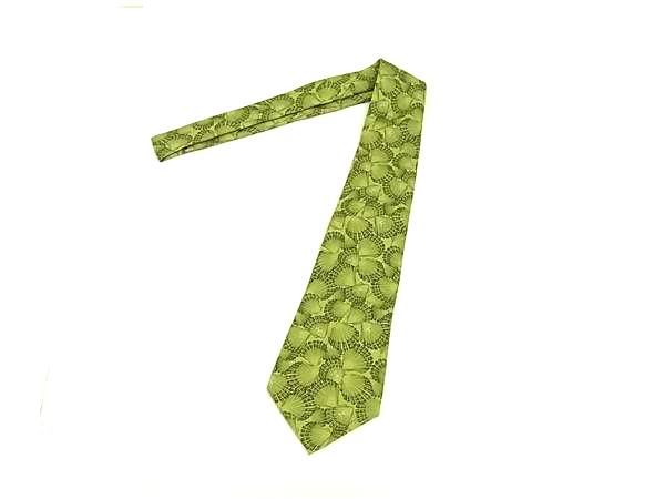 CHANEL ダークグリーン ネクタイ CHANEL ダークグリーン ネクタイ