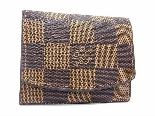 ■新品■未使用■ LOUIS VUITTON ルイヴィトン ダミエ カフスケース アクセサリーケース 小物入れ レディース ブラウン系 AY6598 冠婚葬祭 結婚式 葬式