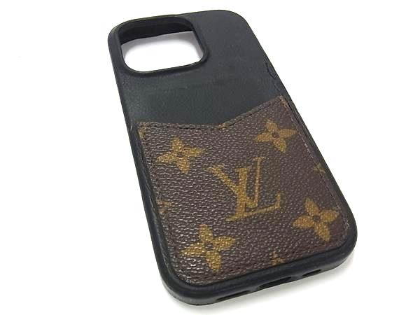 乐天商城 - LOUIS VUITTON ルイヴィトン M12551 モノグラム バンパー iPhone16 Pro 対応 アイフォンケース スマホケース ブラック系 BP9165