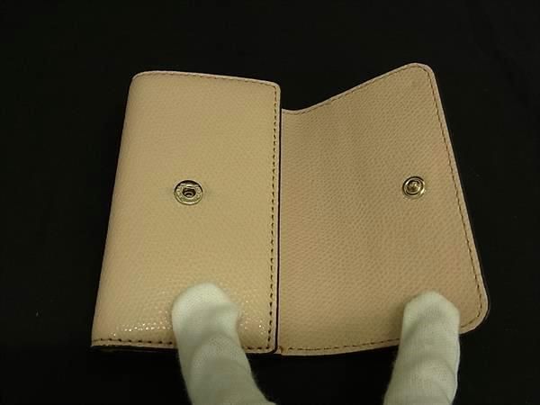 FURLA フルラ カメリア レザー 4連 キーケース 鍵入れ レディース ライトベージュ系 DF9333