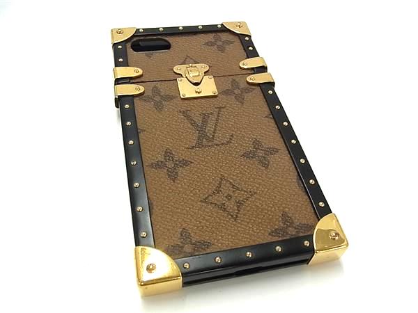Clothing Accessories (Caps, Ties, Belts) - ■美品■ LOUIS VUITTON ルイヴィトン M64484 モノグラムリバース アイ トランク iPhone7/8/SE(第2世代)対応 アイフォンケース GA9348