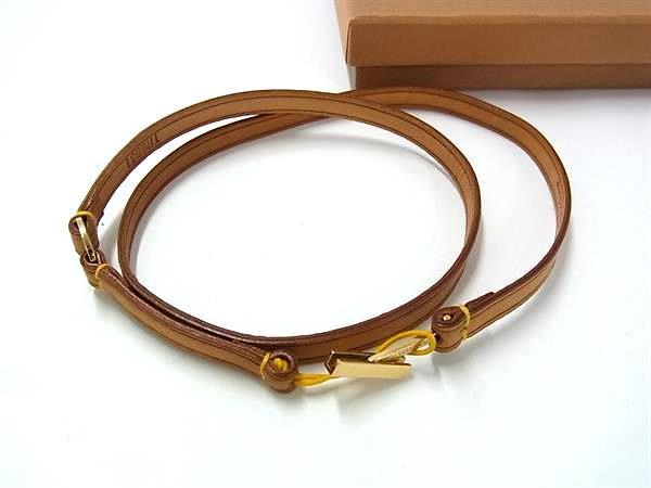 ■美品■ LOUIS VUITTON ルイヴィトン M63055 コリエ テレフォン ジャポン ネックストラップ 携帯ストラップ ブラウン系 HA3122(2.0)