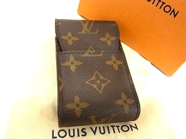 ルイヴィトン シガレットケース ■新品同様■ LOUIS VUITTON ルイヴィトン M63024 モノグラム エテュイ シガレットケース 煙草ケース ブラウン系 AV8984