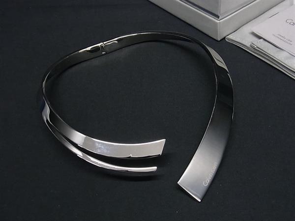 ■新品同様■ Calvin Klein カルバンクライン ネックレス アクセサリー メンズ レディース シルバー系 AV..