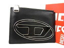 ■新品同様■ DIESEL ディーゼル レザー フラグメントケース コインケース 小銭入れ カード入れ メンズ ブラック系 AV9125