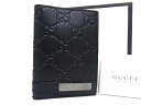 グッチ（GUCCI） ■新品同様■ GUCCI グッチ 251856 GG柄 グッチシマ レザー カードケース カード入れ パスケース メンズ レディース ブラック系 FA1178