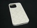 ■極美品■ BOTTEGA VENETA ボッテガヴェネタ ラバー iPhone12 Pro 対応 スマホケース アイフォンケース レディース ホワイト系 FA1216