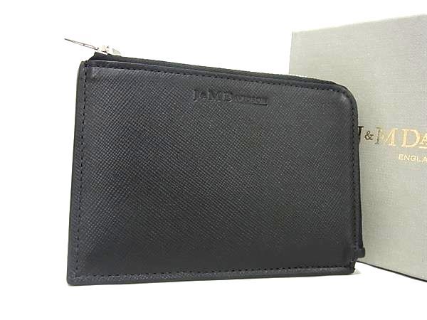樂天商城 - ■新品■未使用■ J&M DAVIDSON ジェイアンドエムデヴィッドソン レザー L字ファスナー 財布 ウォレット ブラック系 BI1159