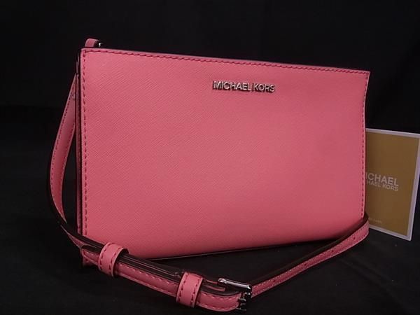 乐天商城 - ■新品同様■ MICHAEL KORS マイケルコース PVC ショルダーバッグ クロスボディ レディース ピンク系 BJ1985