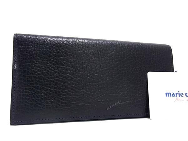 marie claire マリクレール レザー 二つ折り 長財布 ウォレット 札入れ 小銭入れ レディース ブラック系 DE4650...
