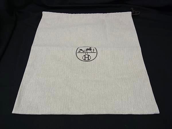 ■新品■未使用■ HERMES エルメス キャンバス ヘリンボーン バーキン ケリー ボリード 等 用 巾着型 保存袋 べージュ系 DB3824（楽天・pleasure-Store　楽天市場店）