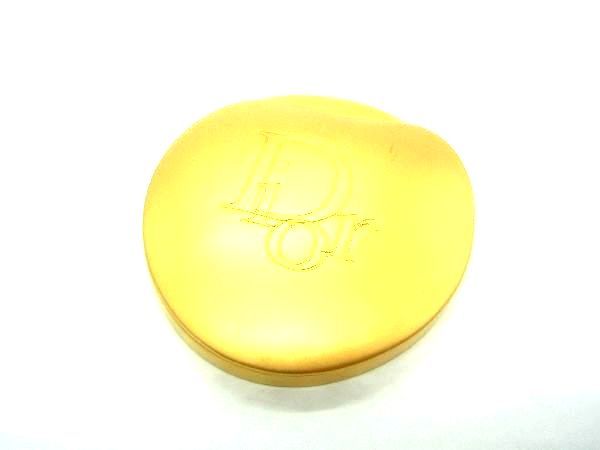 ChristianDior クリスチャンディオール ミラー 手鏡 レディース ゴールド系 DF0127