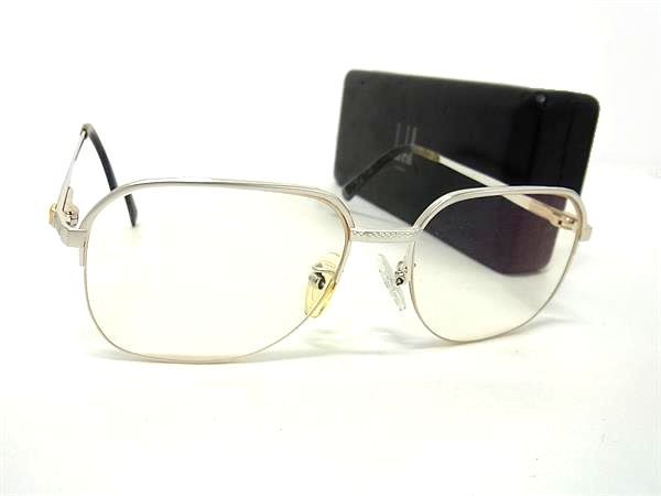 dunhill ダンヒル 6250 70 55□17 140 度入り サングラス メガネ 眼鏡 シルバー系 DG6083