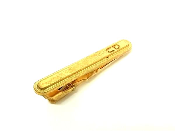 樂天商城 - ChristianDior クリスチャンヴィンテージ ネクタイピン タイクリップ アクセサリー 紳士 メンズ ゴールド系 DK3490