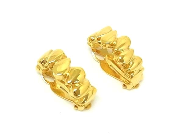 樂天商城 - ■美品■ NINA RICCI ニナリッチ クリップ式 イヤリング アクセサリー レディース ゴールド系 DK4292