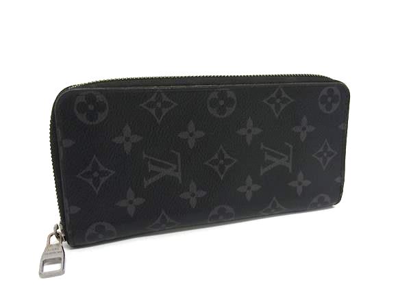 樂天商城 - ■美品■ LOUIS VUITTON ルイヴィトン M62295 モノグラムエクリプス ジッピーウォレット ヴェルティカル 長財布 ブラック系 FM0225
