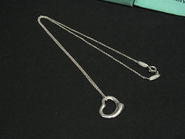 樂天商城 - ■新品同様■ TIFFANY＆Co ティファニー エルサペレッティ オープンハート SV925 ネックレス ペンダント シルバー系 FL9501