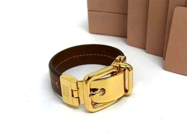 ■極美品■ miumiu ミュウミュウ レザ