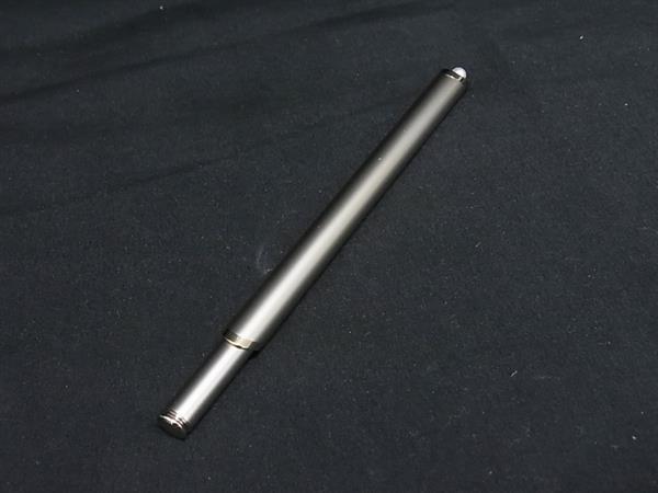 ■新品同様■ MIKIMOTO ミキモト 本真珠 アコヤ真珠 パール 約4mm キャップノック式 ボールペン 筆記用具 文房具 ゴールド系 DD9555