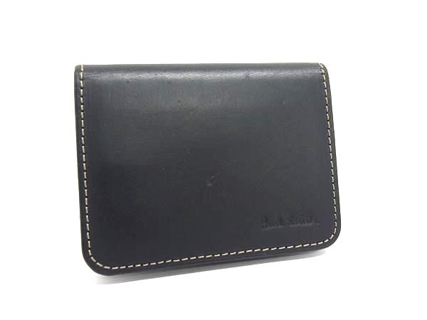 Paul Smith ポールスミス レザー カードケース コインパース カード入れ 小銭入れ メンズ ブラック系 DK5173