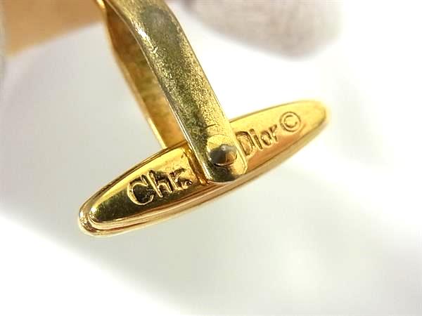 pleasure-Store 楽天市場店のChristianDior クリスチャンディオール ヴィンテージ カフリンクス カフスボタン アクセサリー ビジネス 紳士 ゴールド系 DM7729｜アングル3