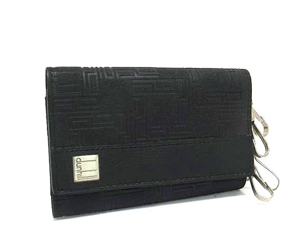 乐天商城 - ■美品■ dunhill ダンヒル ディーエイト レザー 6連 キーケース 鍵入れ メンズ ブラック系 DM7792