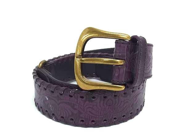 ANNASUI アナスイ レザー ゴールド金�