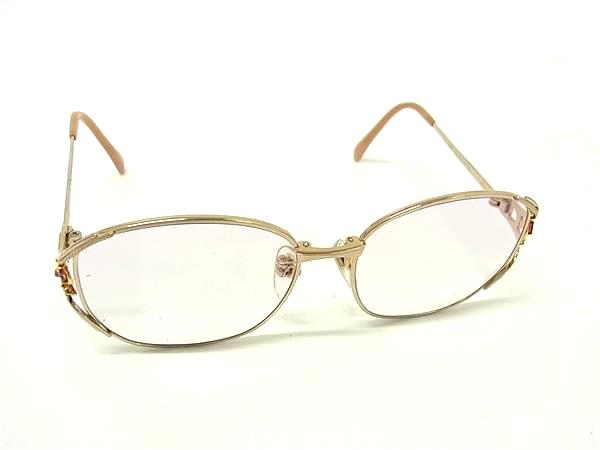 ■美品■ KOOKI コーキ 52□15 125 度入り メガネ めがね 眼鏡 レディースシルバー系 DN2105