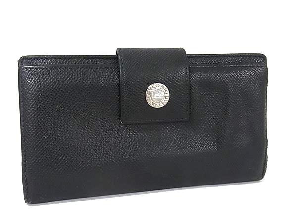 樂天商城 - BVLGARI ブルガリブルガリ レザー 二つ折り 長財布 ウォレット 小銭入れ 札入れ カード入れ メンズ ブラック系 DN2249