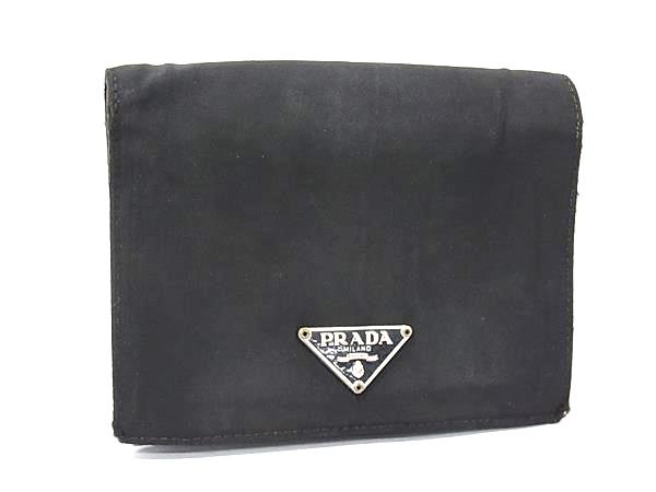 樂天商城 - PRADA プラダ テスートナイロン 二つ折り 財布 ウォレット 小銭入れ 札入れ カード入れ レディース メンズ ブラック系 DN2250
