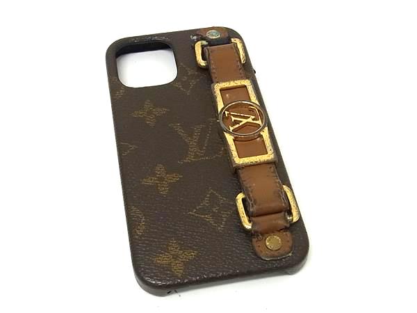 LOUIS VUITTON ルイヴィトン M69782 モノグラム バンパー ドーフィーヌ iPhone12/12Pro 対応 アイフォンケース ブラウン系 HB3709