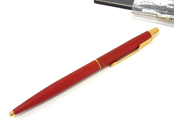 Office Supplies - ■極美品■ PARKER パーカー ノック式 ボールペン 筆記用具 文房具 レッド系×ゴールド系 DK4558