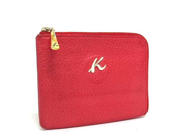 乐天商城 - ■美品■ Kitamura2 キタムラ レザー カードケース カード入れ パスケース 定期入れ レディース メンズ レッド系 DM8591