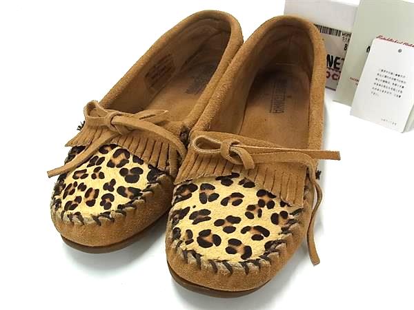 y2k Yuketen ヒョウ柄モカシンシューズレオパードデッキシューズ 楽天市場】ミネトンカ モカシン レオパード（靴）の通販