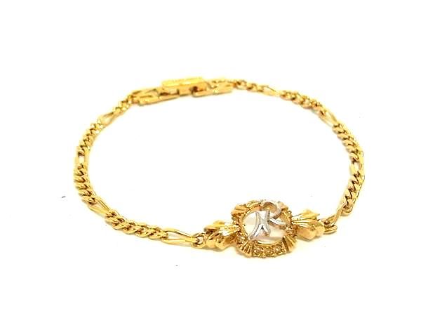 樂天商城 - ■美品■ NINA RICCI ニナリッチ ラインストーン ブレスレット アクセサリー レディース ゴールド系 DM9076