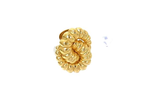■美品■ ChristianDior クリスチャンディオール ヴィンテージ 片耳のみ クリップ式 イヤリング アクセサリー ゴールド系 DM9136