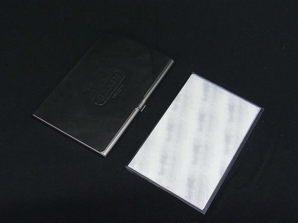 ■美品■ COACH コーチ あぶらとり紙 ケース付き レディース メンズ シルバー系 DH6016