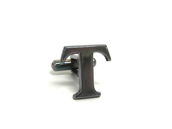 TIFFANY＆Co ティファニー トヨタコラボ Tロゴ SV925 片方のみ カフスボタン カフリンクス アクセサリー メンズ ブラック系 DM9087