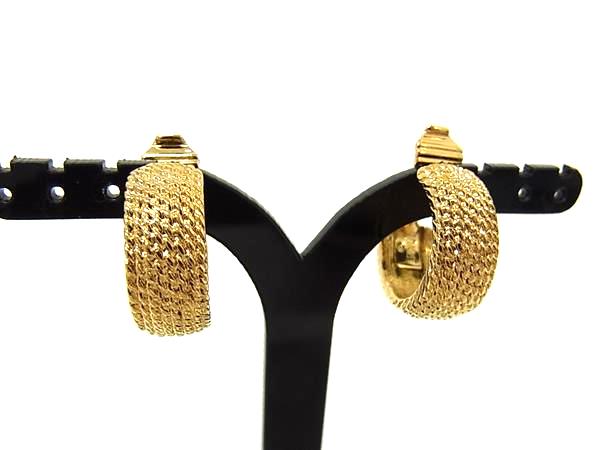 ■美品■ MONET モネ クリップ式 イヤリング アクセサリー レディース ゴールド系 DM9110