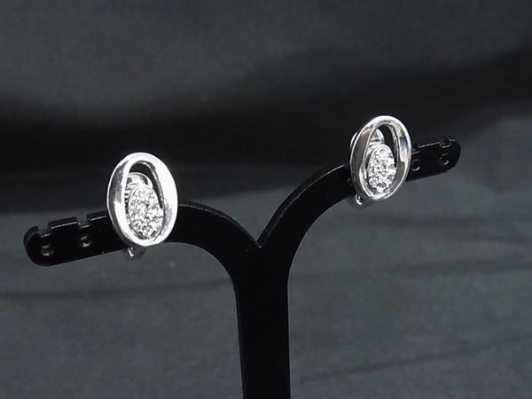 MONET モネ ラインストーン クリップ式 イヤリング アクセサリー レディース シルバー系 DM9210