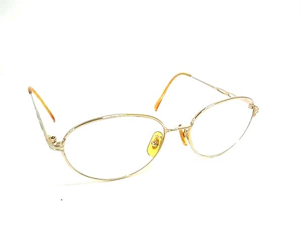 FENDI フェンディ 度入り メガネ 眼鏡 レディース メンズ シャンパンゴールド系×クリアイエロー系 DM9216