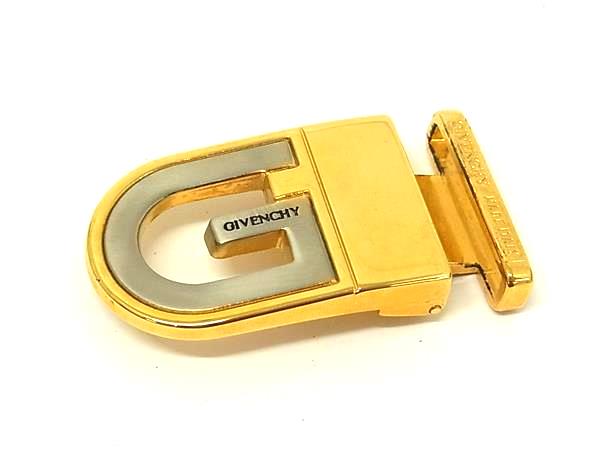 GIVENCHY ジバンシィ バックルのみ ベルトバックル ベルト用金具 メンズ ゴールド...