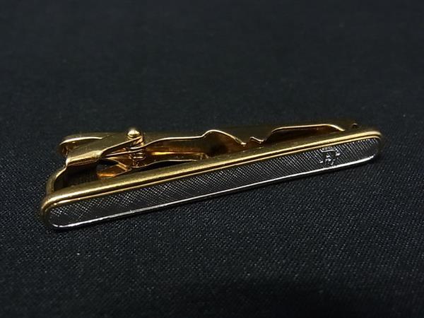 ■美品■ ChristianDior クリスチャンディオール ヴィンテージ ネクタイピン タイクリップ アクセサリー メンズ ゴールド系 DM9463